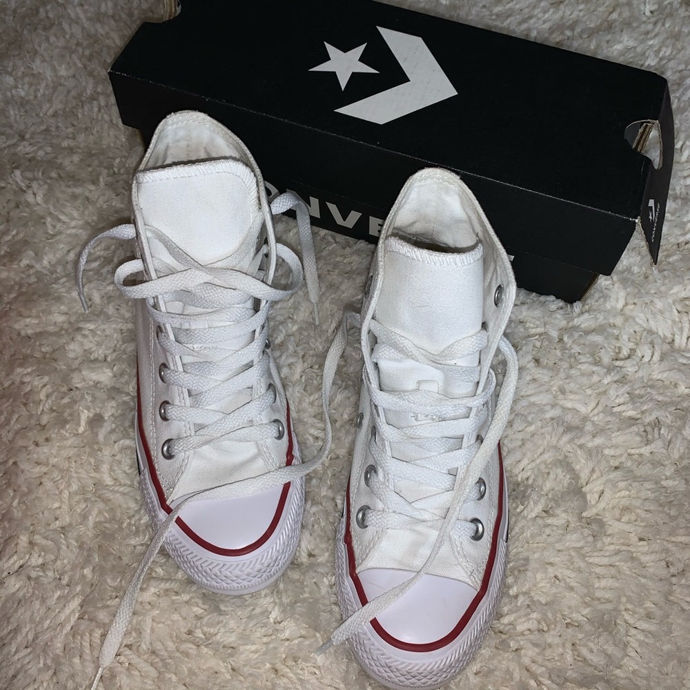 White High Top Converse